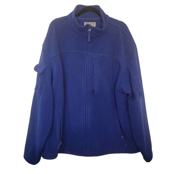 Duluth Trading Co. Mens Size 2XL Royal Blue Full Zip Up Jacket - Picture 1 of 8
